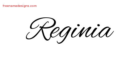 Cursive Name Tattoo Designs Reginia Download Free