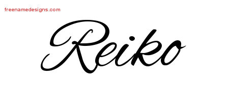 Cursive Name Tattoo Designs Reiko Download Free