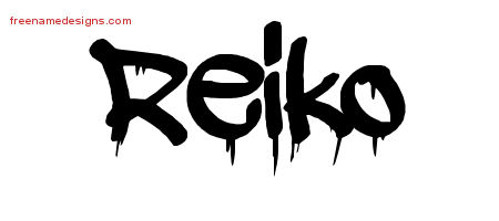 Graffiti Name Tattoo Designs Reiko Free Lettering