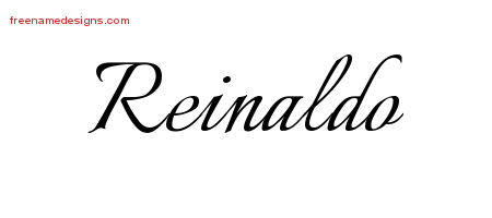 Calligraphic Name Tattoo Designs Reinaldo Free Graphic
