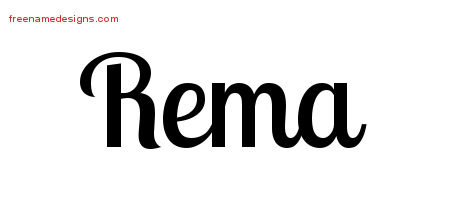 Handwritten Name Tattoo Designs Rema Free Download
