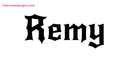 Gothic Name Tattoo Designs Remy Download Free