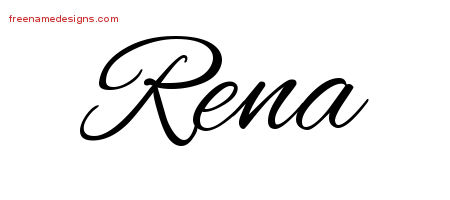 Cursive Name Tattoo Designs Rena Download Free