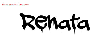 Graffiti Name Tattoo Designs Renata Free Lettering