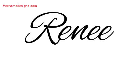 Cursive Name Tattoo Designs Renee Download Free
