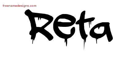 Graffiti Name Tattoo Designs Reta Free Lettering