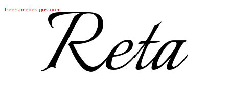 Calligraphic Name Tattoo Designs Reta Download Free