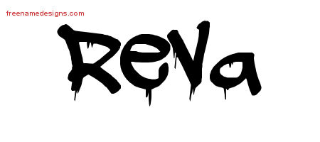 Graffiti Name Tattoo Designs Reva Free Lettering