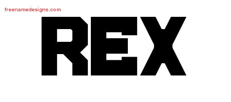 Titling Name Tattoo Designs Rex Free Download