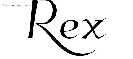 Elegant Name Tattoo Designs Rex Download Free
