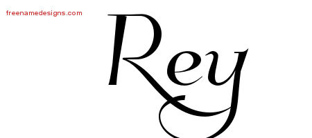 Elegant Name Tattoo Designs Rey Download Free