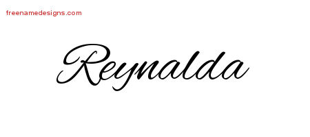 Cursive Name Tattoo Designs Reynalda Download Free