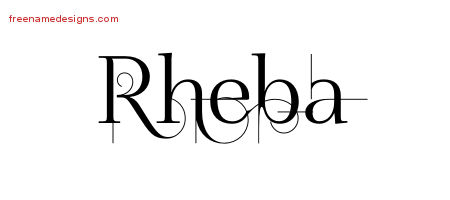 Decorated Name Tattoo Designs Rheba Free