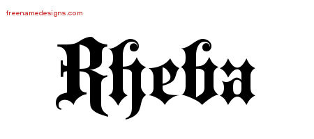 Old English Name Tattoo Designs Rheba Free