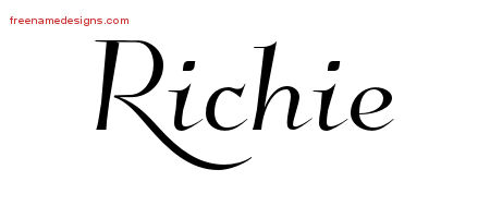 Elegant Name Tattoo Designs Richie Download Free
