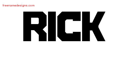 rick Archives - Free Name Designs