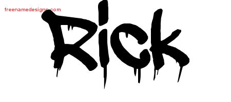 Graffiti Name Tattoo Designs Rick Free