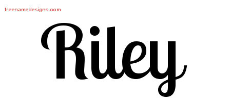 Handwritten Name Tattoo Designs Riley Free Download