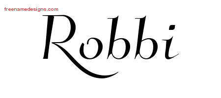 Elegant Name Tattoo Designs Robbi Free Graphic