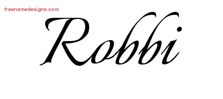 Calligraphic Name Tattoo Designs Robbi Download Free