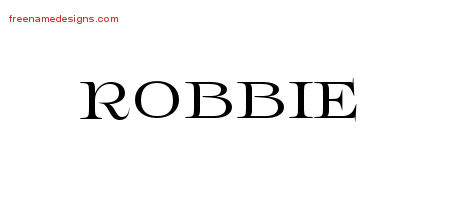 Flourishes Name Tattoo Designs Robbie Printable