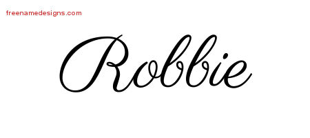 Classic Name Tattoo Designs Robbie Printable