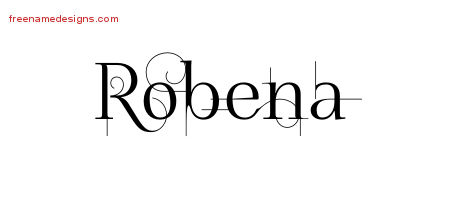 Decorated Name Tattoo Designs Robena Free
