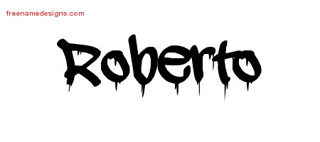 Graffiti Name Tattoo Designs Roberto Free