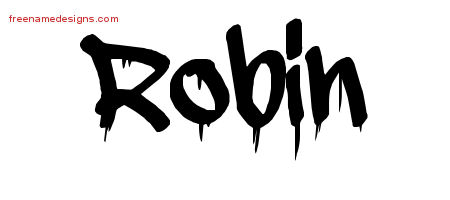 Graffiti Name Tattoo Designs Robin Free Lettering