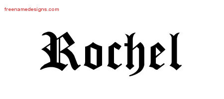 Blackletter Name Tattoo Designs Rochel Graphic Download