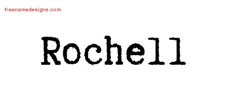 Typewriter Name Tattoo Designs Rochell Free Download