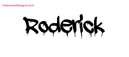 Graffiti Name Tattoo Designs Roderick Free