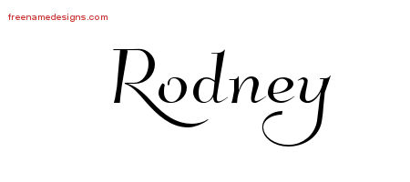 Elegant Name Tattoo Designs Rodney Download Free