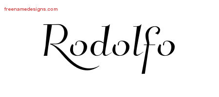 Elegant Name Tattoo Designs Rodolfo Download Free