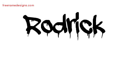 Graffiti Name Tattoo Designs Rodrick Free