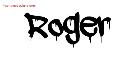Graffiti Name Tattoo Designs Roger Free