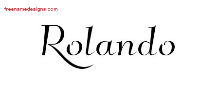 Elegant Name Tattoo Designs Rolando Download Free
