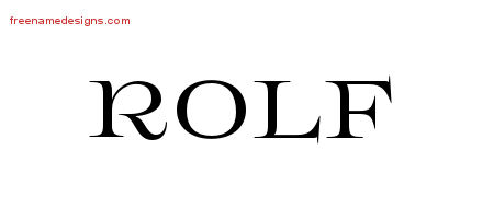 Flourishes Name Tattoo Designs Rolf Graphic Download