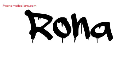 Graffiti Name Tattoo Designs Rona Free Lettering
