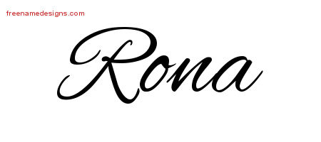 Cursive Name Tattoo Designs Rona Download Free