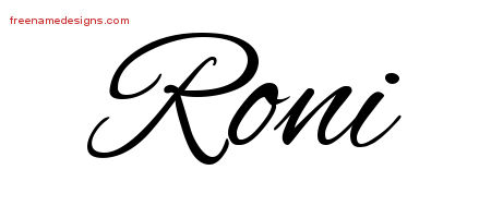 Cursive Name Tattoo Designs Roni Download Free
