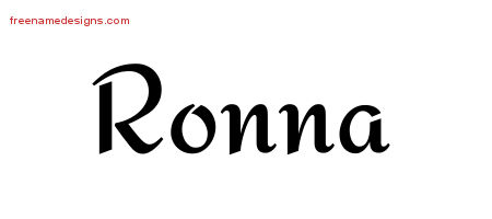 Calligraphic Stylish Name Tattoo Designs Ronna Download Free