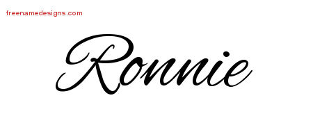 Cursive Name Tattoo Designs Ronnie Download Free