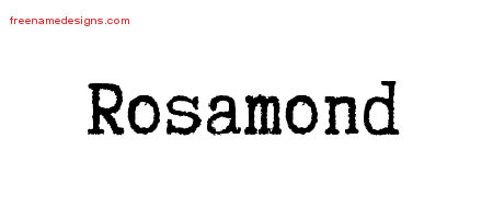 Typewriter Name Tattoo Designs Rosamond Free Download