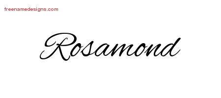 Cursive Name Tattoo Designs Rosamond Download Free