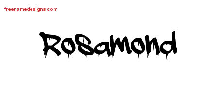Graffiti Name Tattoo Designs Rosamond Free Lettering