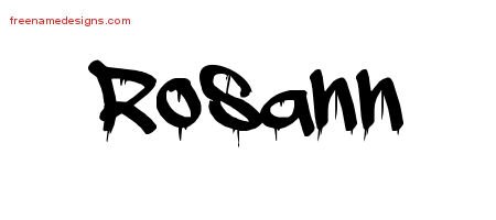 Graffiti Name Tattoo Designs Rosann Free Lettering