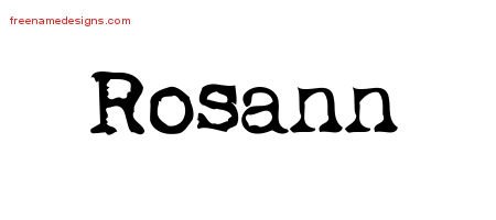 Vintage Writer Name Tattoo Designs Rosann Free Lettering Vintage Writer Name Tattoo Designs Rosann Free Lettering
