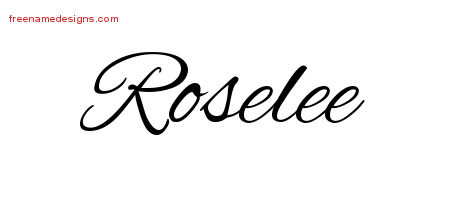 Cursive Name Tattoo Designs Roselee Download Free