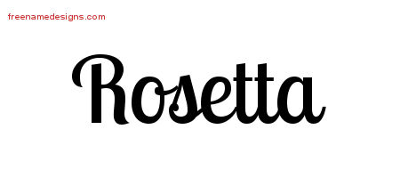Handwritten Name Tattoo Designs Rosetta Free Download